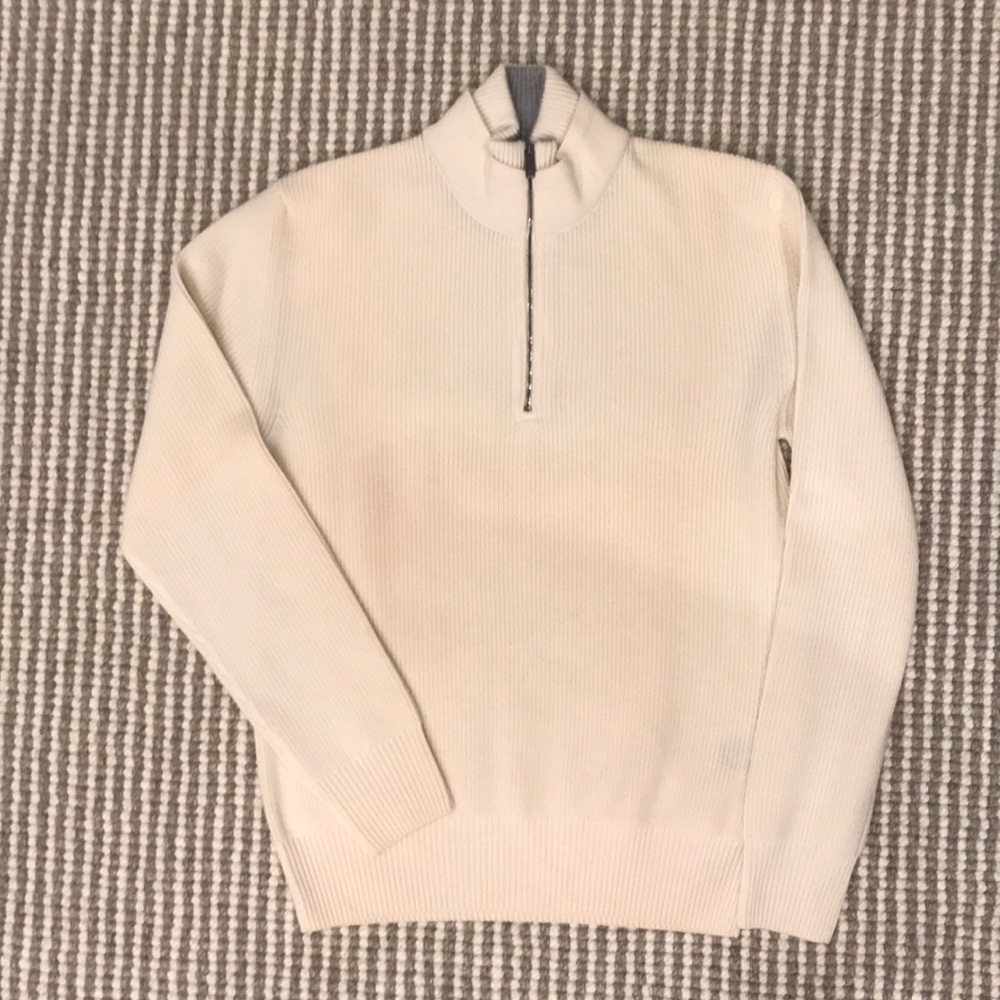 Zegna quarter zip sweater